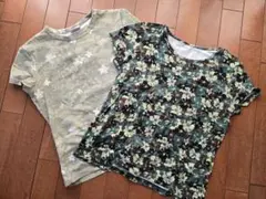 NEXT・X&D ボタニカル 半袖Tシャツ 2枚セットのサムネイル