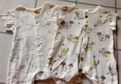 ミッキー スヌーピー ロンパース