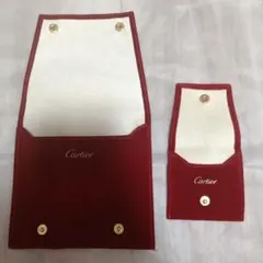 新品未使用　Cartier カルティエ ジュエリーケース 2種セット 赤