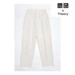 ユニクロ セオリー 感動 タック イージー パンツ Sナチュラル 448573