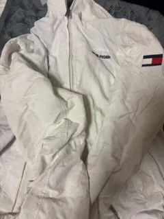 TOMMY HILFIGER ホワイト ナイロンジャケット M
