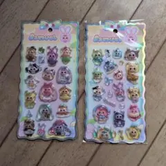 Samuel ステッカー 2枚セット 立体シール