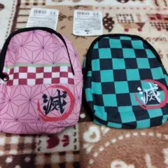 鬼滅の刃キャラクターポーチ2個セット