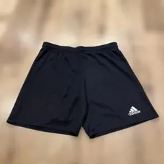 adidas ブラック ハーフパンツ ジュニア150サイズ　美中古