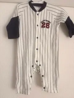 野球ユニホーム風ロンパース 60〜70cm
