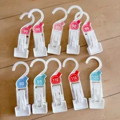 西松屋 ベビーハンガー サイズ別 10本セット 子供用ハンガー