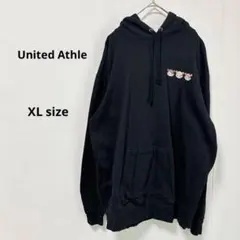 United Athle ユナイテッドアスレ　パーカー　XL ブラック　フードのサムネイル