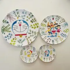サントリー×ドラえもん メラニン製 GO!GO!皿　4枚セット