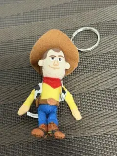 トイストーリー　ウッディ ぬいぐるみキーホルダー