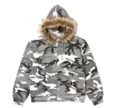 9s project FUR ZIP HOODIE - CAMO - メルカリ