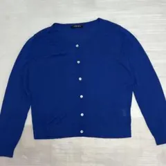 22.イング　INGNI 青のボタン付きニットカーディガン 春夏