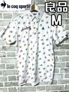 【24時間以内/匿名配送】 ルコックゴルフ メンズ 半袖 ポロシャツ Mサイズ