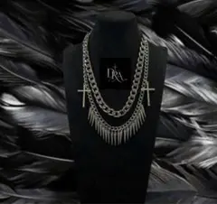 十字架　スパイククロスネックレスnecklace