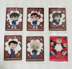 名探偵コナン　不二家　ミルキー　コラボ　クリアカード　全6種　【匿名配送】