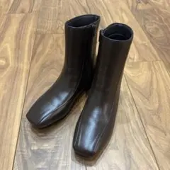 mysa closet 田中里奈　ダークブラウン ショートブーツ