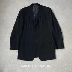 MICHIKO LONDON/テーラードジャケット/黒/ウール/綺麗め