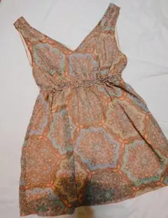 rienda♡ペイズリー柄チュニックトップス