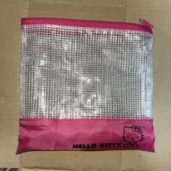 HELLO KITTY メッシュポーチ 中型 ピンク