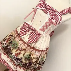 Angelic Pretty⭐︎マジカルエトワール赤ハイウエストJSKカチューシャ