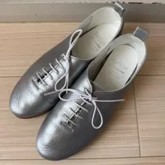 ramble dance レザーシューズ シルバー 日本製24センチ - メルカリ