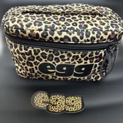 【完売商品】 egg ドンキ ヒョウ柄ポーチ バニティ ステッカー付き 2025年最新】 EGG ドンキ ポーチの人気アイテム - メルカリ
