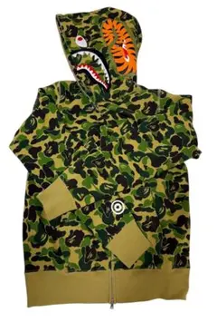 xlarge 迷彩ジップフーディー bape ABC CAMO BAPE FULL ZIP HOODIE L