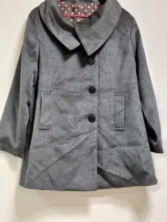 レディース　グレー ジャケットコート
