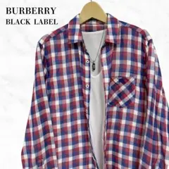 BURBERRY BLACK LABEL チェックシャツ　長袖シャツ　トップス