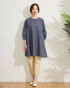 極美品 シャツ チュニック ワンピース ゴールデンベア GOLDENBEAR M