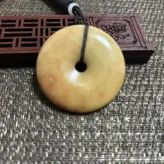 本翡翠k18天然ダイヤモンド濃い紫花咲冨貴平安玉璧ネックレストップ