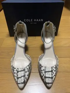 COLE HAAN ポインテッドトゥパンプス アンクルストラップ