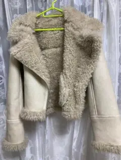 MURUA ヴィンテージライクショートフェイクムートン