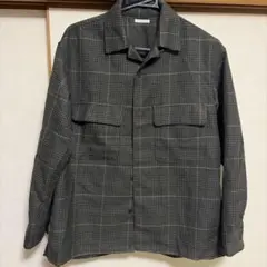GU チェック柄 テーラードジャケット