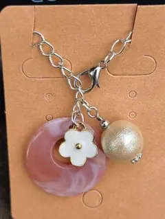 ～バッグチャーム～国産コットンパールを使った春女子力アップ↑チャーム