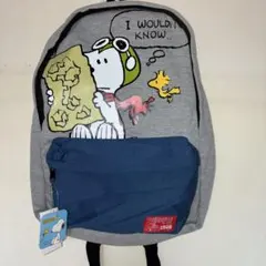 スヌーピー リュック バックパック グレー