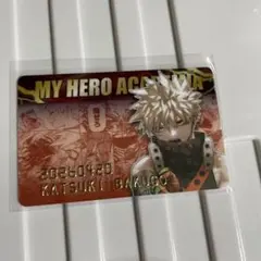 爆豪勝己　バースデイコレクションカード