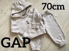 最終値下げ GAP×Disney ミニーマウス 裏起毛セットアップ 70cm