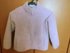 ユニクロ　フリース　120 ラベンダー