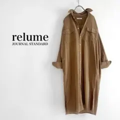 JOURNAL STANDARD relume シャツコール ロング ワンピース