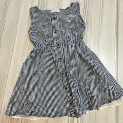 ALGY ギンガムチェック ノースリーブワンピース