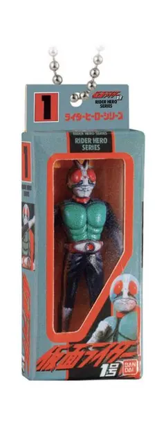 仮面ライダー ソフビパッケージチャーム＆チョコスナック　仮面ライダー1号　新品