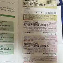 【5枚セット】東急不動産ホールディングス 株主様ご優待券