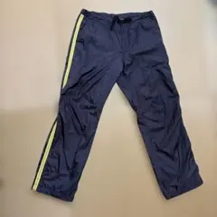 ユニクロ　ナイロンパンツ　ジャージ　裏フリース　L