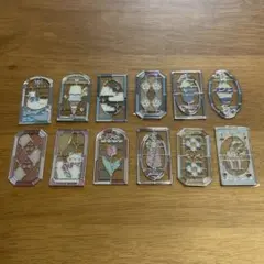 おすそ分け　12枚　クーリア　ステンドガラス風シール グラスパーラー