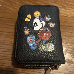 ミッキーマウス コイン.カードケース　ブラック