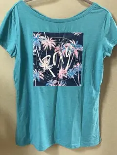 Roxy ターコイズ Tシャツ 半袖