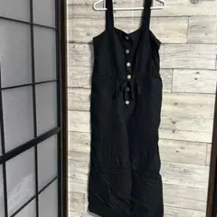 moussyブラックキャミソールロングサロペットのサムネイル