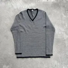 90s 00s OLD UNIQLOオールドユニクロVネックニットY2Kテック系
