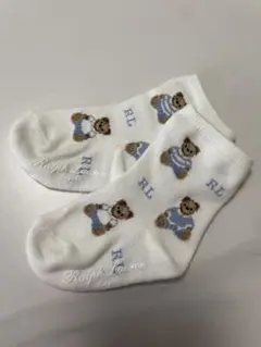 Ralph Lauren ベビー靴下 クマデザイン