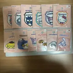 【12枚】サンリオキャラクター パイルワッペン まとめ売り　2